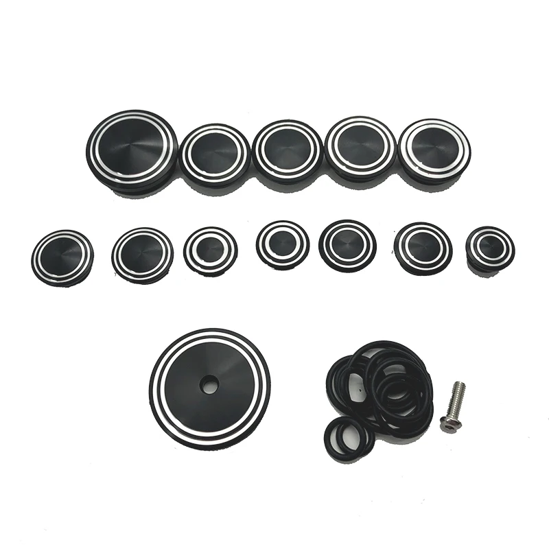 Новинка 2020 колпачки с отверстиями для рамы мотоцикла комплект заглушек