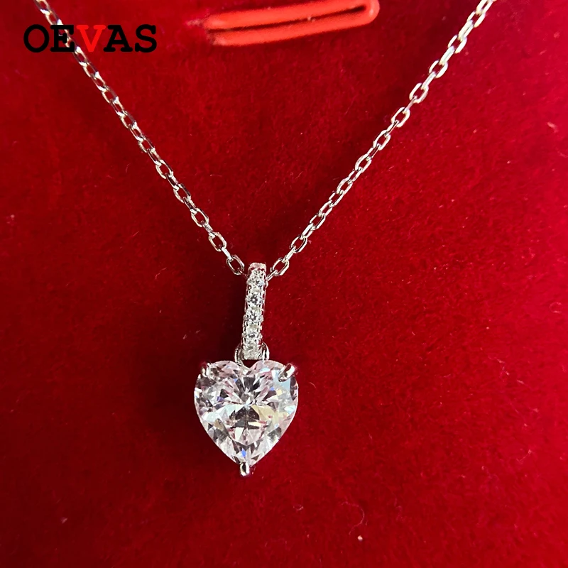 Сверкающий Розовый Желтый Сердце Циркон Кулон Ожерелье элегантные свадебные