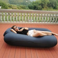 portable inflatable outdoor furniture sofa bed nylon air couch outside camping beach garden furniture office sleeping daybed