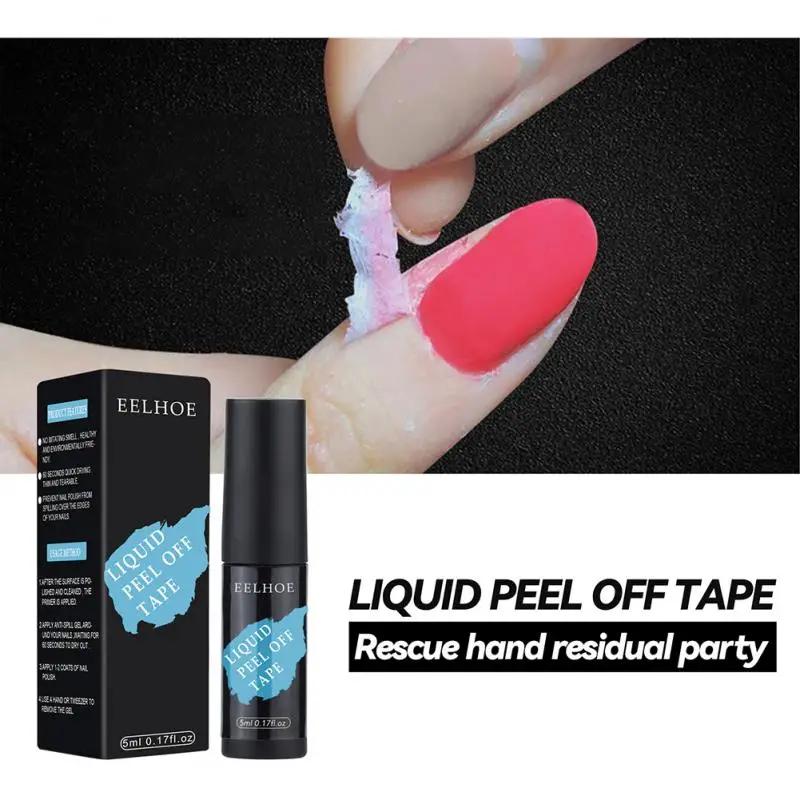 

Cuticle Nail Tape Peel Off Latex Nail Edge Anti Overflow Liquid Manicure Care Protection Finger Skin Cream Whit Latex
