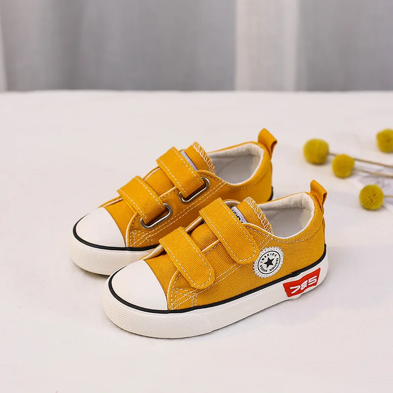 

Children Canvas Shoes Boys Girls Fashion Sneakers Soft Comfortable Student Running Sport Shoe Little Kids Casual Flat Shoes New