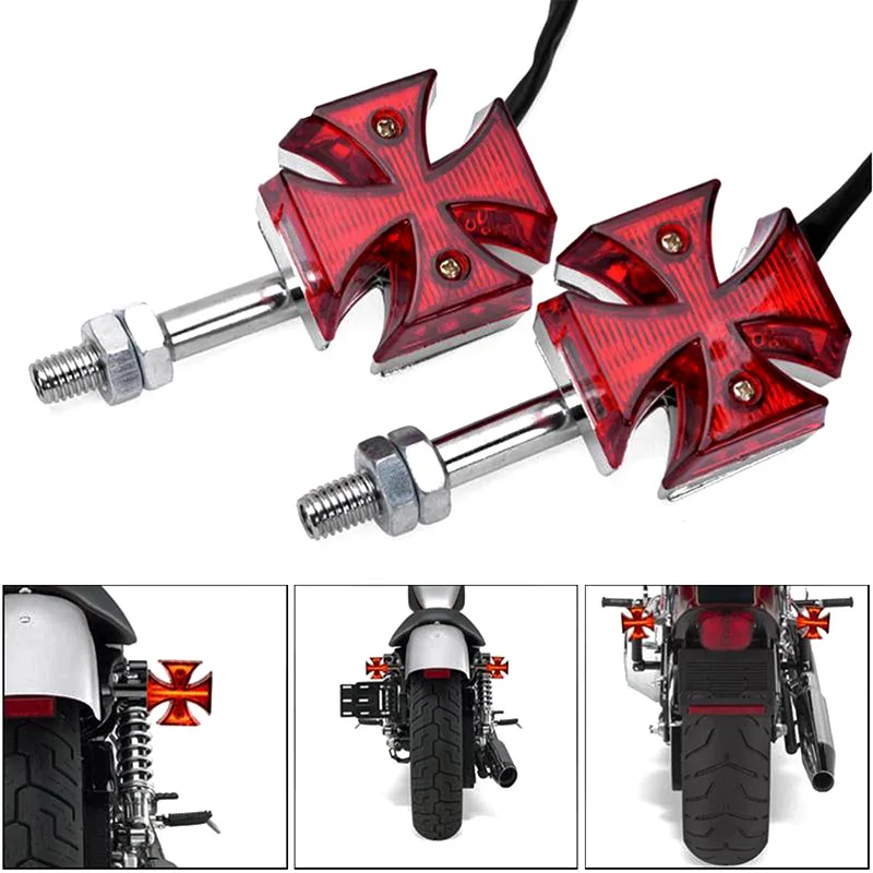 

AOZBZ Hot 12V Motorcycle Turn Signal Motorcycle Cross Turn Signal LED Turn Signal Indicator DIY Refit Motorcycle Accessories