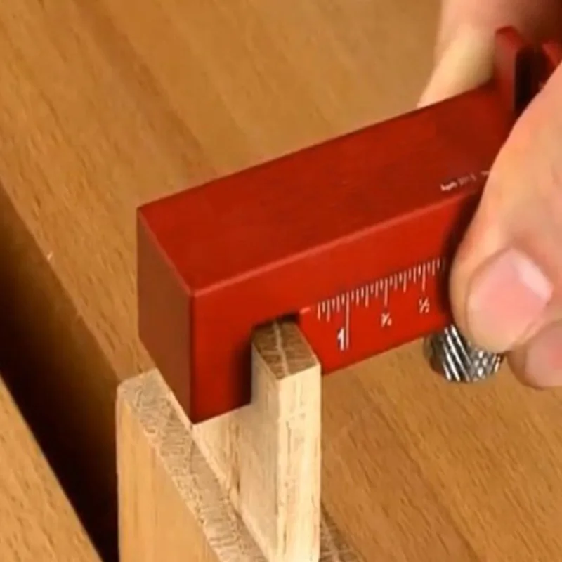 

High Quality Woodworking Special Depth Measuring Ruler Aluminum Alloy Depth Gauge Woodworking Ruler