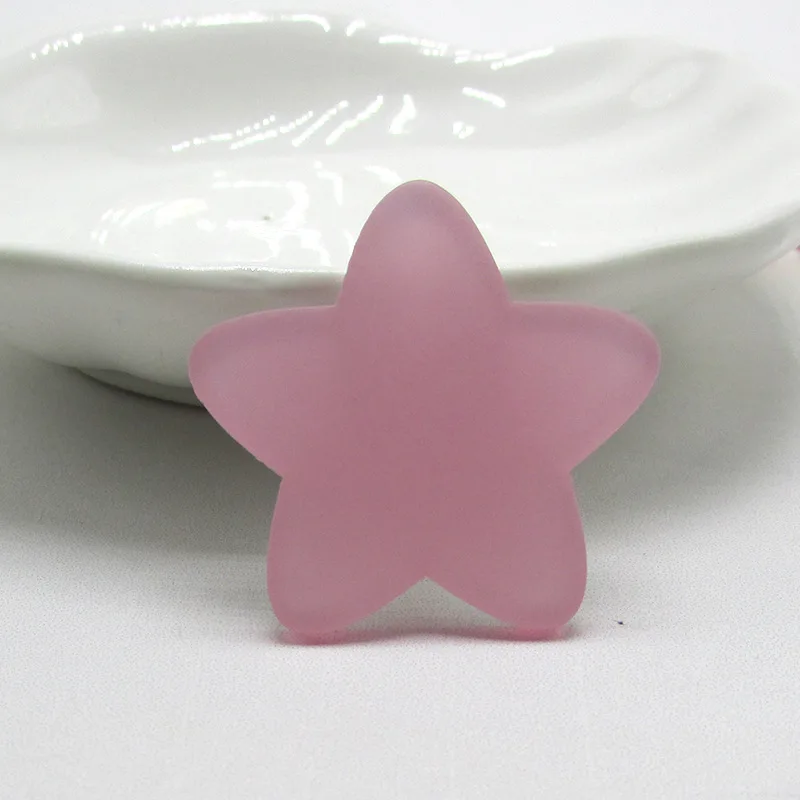 pink 32 шт./лот 3,1 см Акриловые Flatback Star украшения ремесла Кабошон Скрапбукинг для украшения Kawaii DIY аксессуары - Цвет: pink