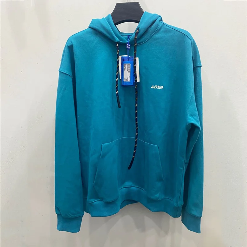 

Embroidery Logo Adererror Hoodie Hooded Men Women Cotton Blue Black Ader Error Pullovers clothes