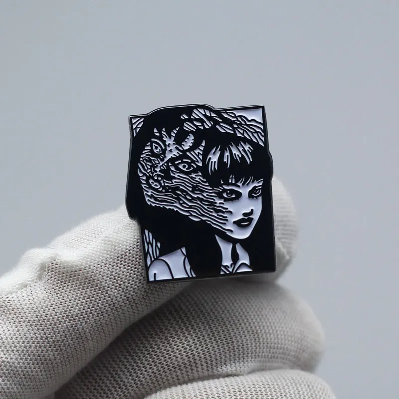 Брошь Junji Ito металлическая эмалированная брошь с героями мультфильмов японское