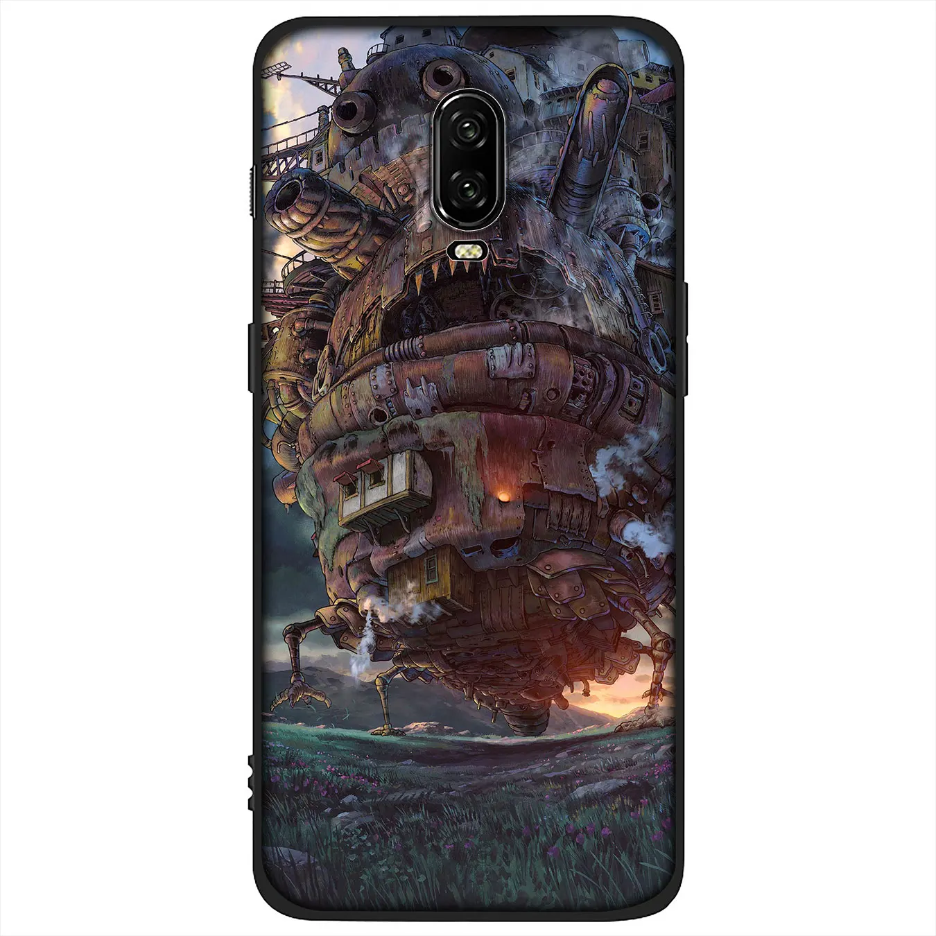 IYICAO Howl's Howls Moving Castle Мягкий Силиконовый ТПУ черный чехол для телефона OnePlus 7T 7 Pro 6T