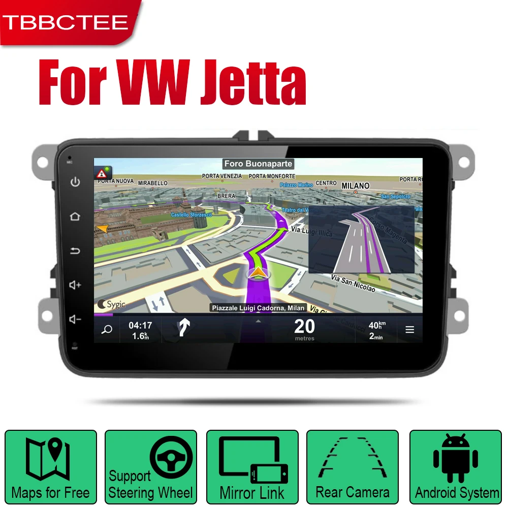 Автомобильный проигрыватель gps навигация для Volkswagen VW Jetta 2005 ~ 2018 автомобильный
