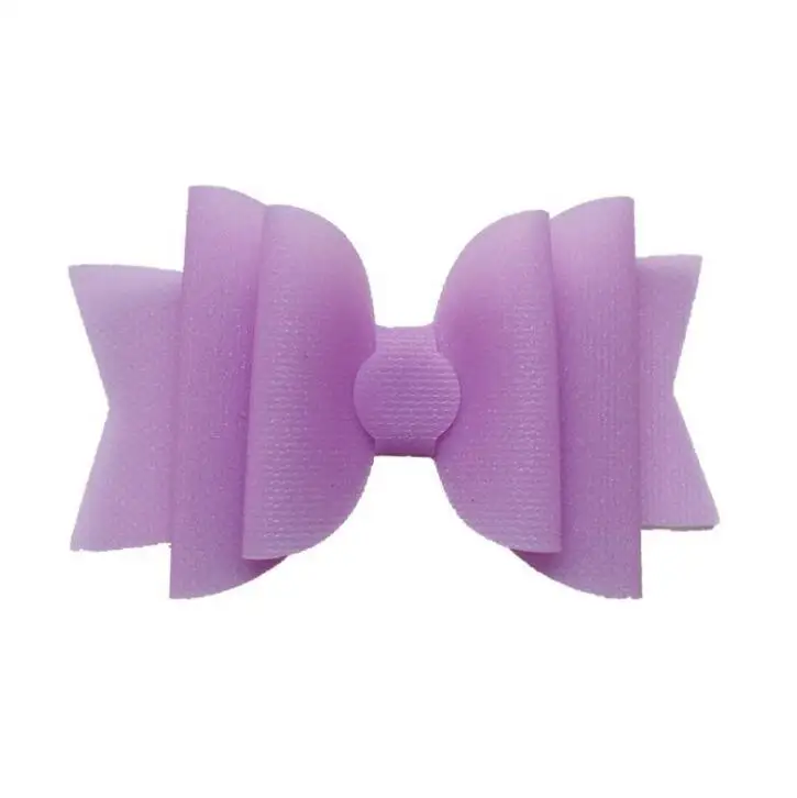 Яркие цвета бант для волос с зажимом детские ПВХ цветные банты шпильки детских