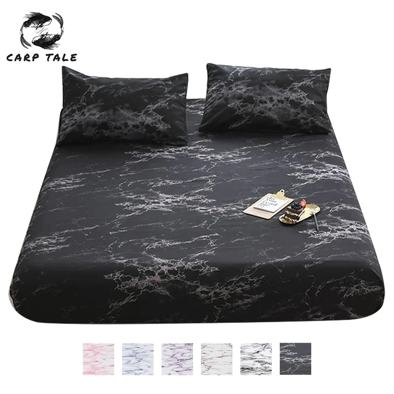Горячая Распродажа простыня с мраморным рисунком защита для матраса