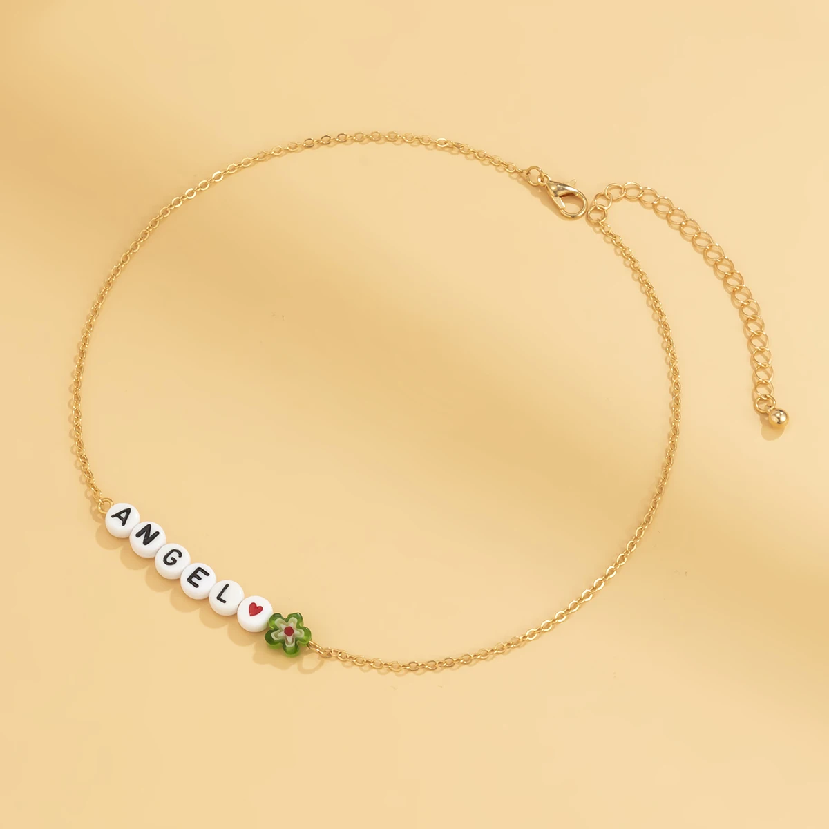 

PuRui Small Beads Chain Flower Letter Necklace for Women Bohemia Summer Short Choker Necklaces Collar 2021 Girls Fashion Jewelry