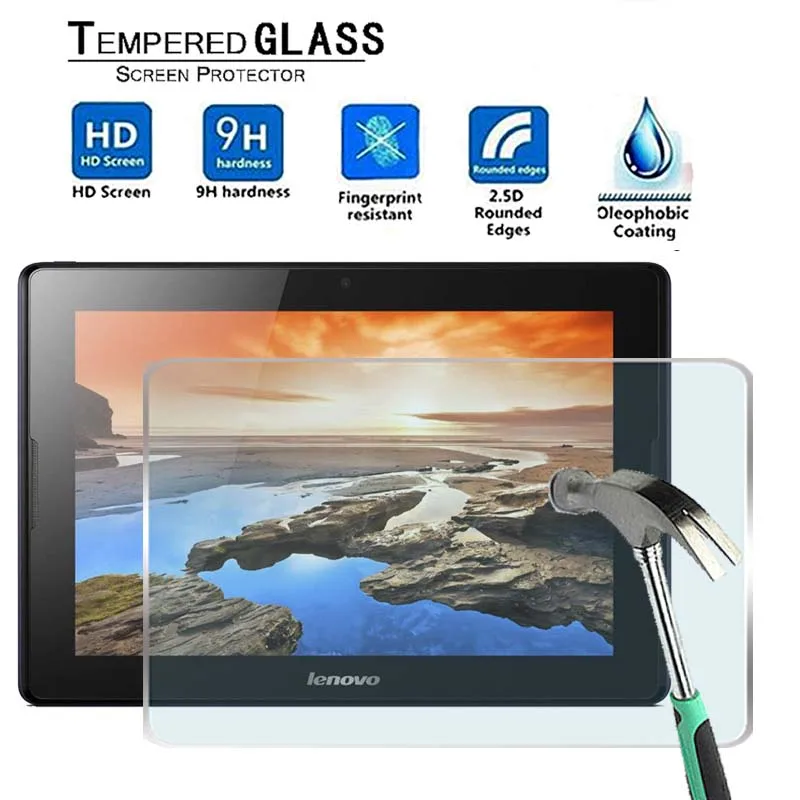 For Lenovo A10-70 A7600 -Premium Tablet 9H Ultra clear Tempered Glass Screen Protector Film Guard Cover | Компьютеры и офис