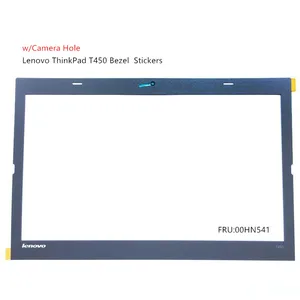new original for lenovo thinkpad t450 lcd front frame bezel stickers w camera hole 00hn541 free global shipping