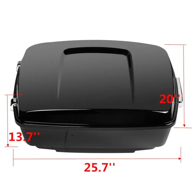 Мотоцикл 13 7 &quotKing Pack багажник спинка для Harley Tour Pak Touring Road King Electra Street Glide FLHTCU FLHRC