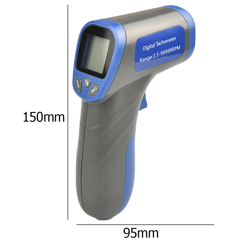 

TL-900 Tachometer Laser Digital Tachometer Non-Contact Measuring Range:2.5-99999RPM Digital LCD Motor Wheel Lathe Speed Meter