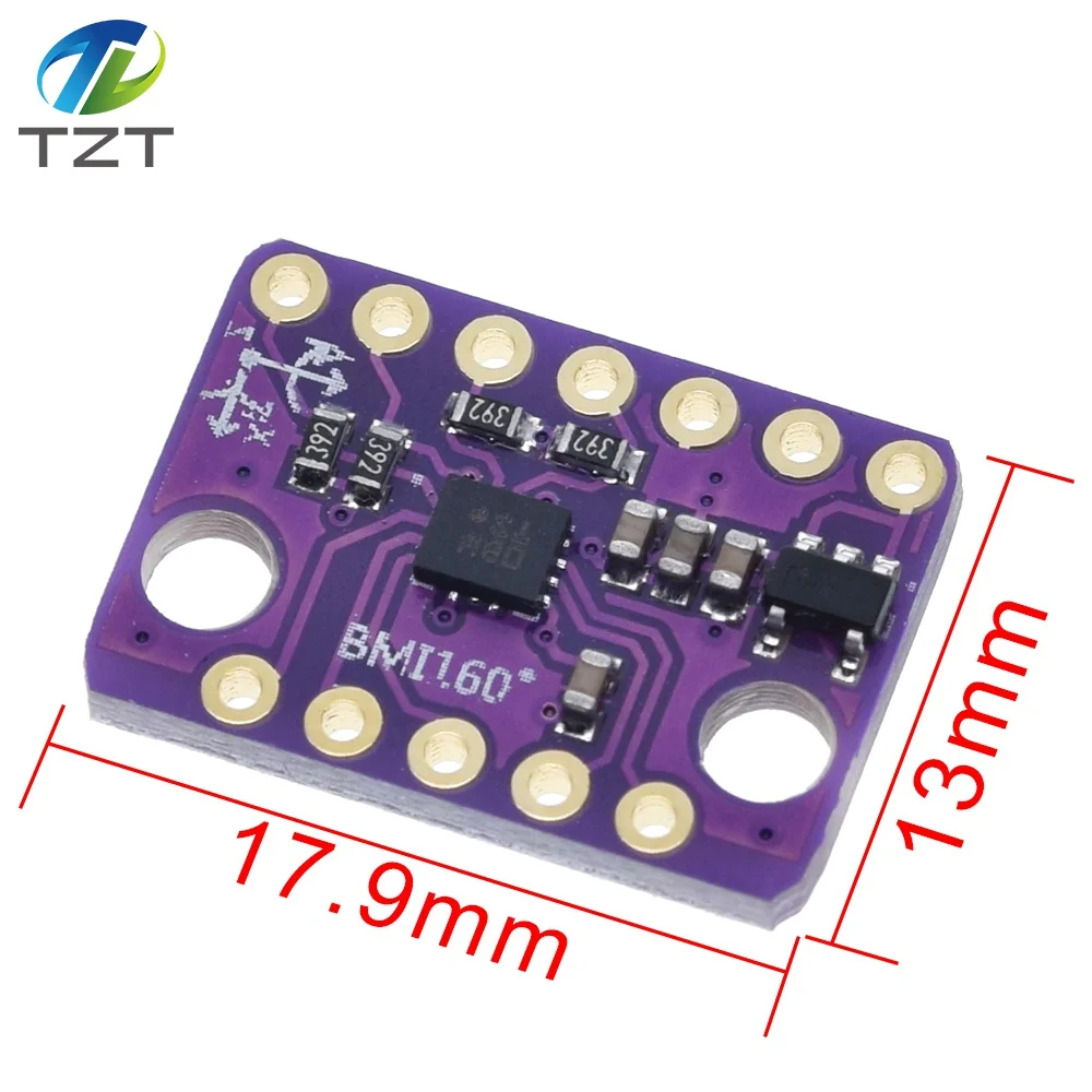 TZT BMI160 GY 6 axis Rate Gyro Gravity модуль датчика акселерометра IIC I2C SPI протокол связи 3 5V|sensors