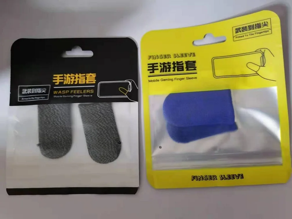 

Finger Sleeve Anti-Sweat Fingertips Smartphone Touch Screen Finger Tips Mobile Game Rocker For pubg Gamerock 500Pair/