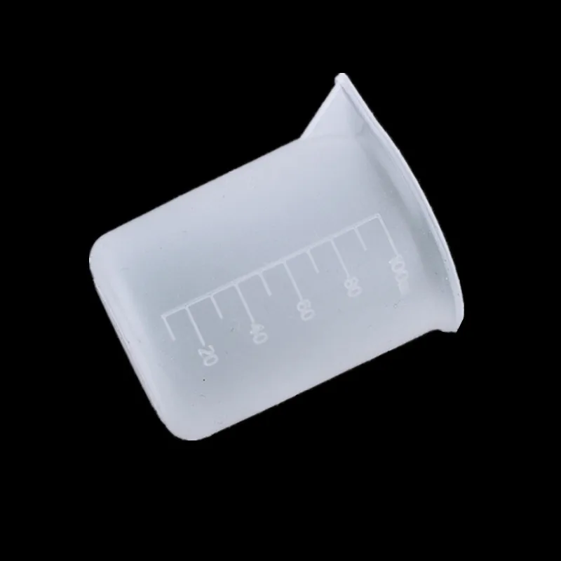 Silicone measuring cup cup DIY crystal drop glue ratio with silica gel measuring cup 100ml/250ml measuring cup can be used repea