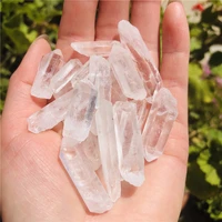 3 4cm clear natural lemurian seed quartz crystal points specimen