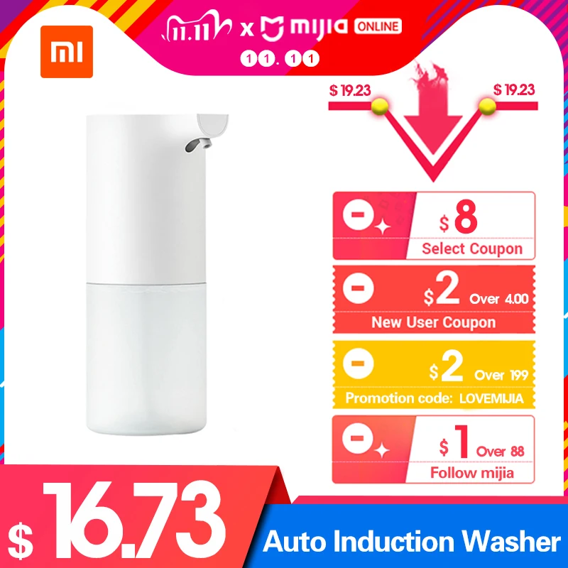 Автоматический диспенсер для мыла Xiaomi Mijia индукционный пенообразователь умный
