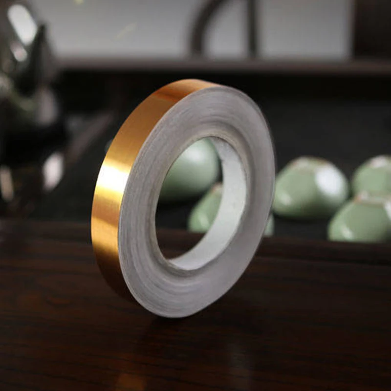 

50m 1roll Silver/Gold/Black Adhesive Floor Tile Strip Seam Sticker Ceramic Tile Mildewproof Gap Tape Decor Floor Tape Sticker