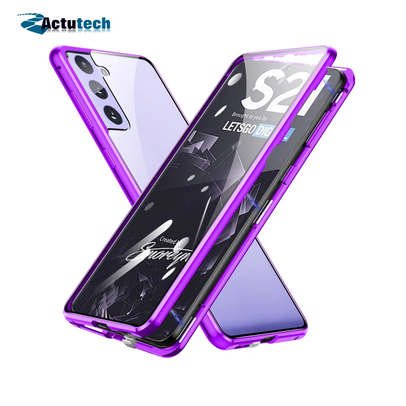 

Full Protection Magnetic Case For Samsung S21 Ultra S20 Plus Shockproof Phone Cover For Galaxy A32 A52 A 72 71 A51 Note 20 Capa