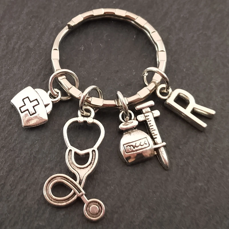 Шприц стетоскоп брелки брелок доктор медсестры медицинский Выпускной мужской