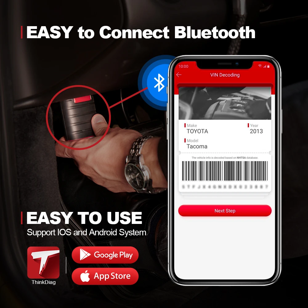 10 шт. диагностический инструмент THINKCAR Thinkdiag OBD2 полное программное обеспечение 1