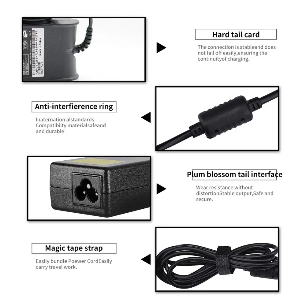 

19.5V 3.34A 65W AC Adapter Laptop Charger for Dell Inspiron 15 3000 5000 Series 15 3552 3558 5567 Power Supply 4.5*3.0MM