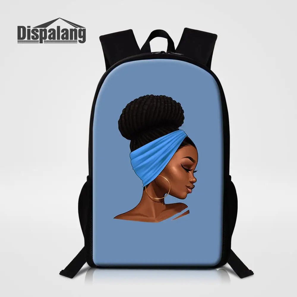 Backpack7 Dispalang, индивидуальный дизайн, школьные сумки, 16 дюймов, женский рюкзак, африканская девочка, принт, школьный рюкзак для девочек-подростков, рюкзак - Цвет: Backpack7
