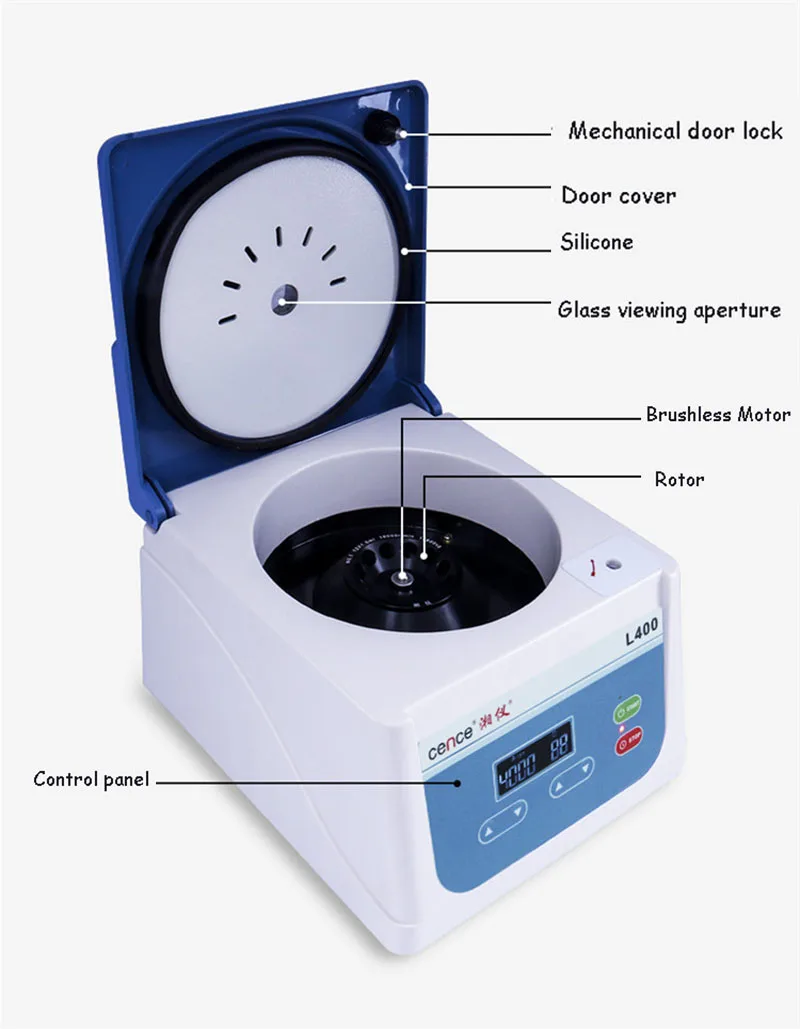 L400 Low Speed Centrifuge Laboratory 6x15ml10ml5ml Medical Serum Centrifugal PRF | Инструменты