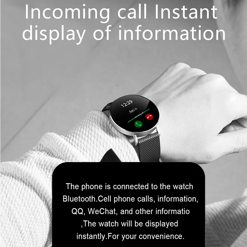 Модные Смарт-часы из розового золота, водонепроницаемые IP68 шагомер, Bluetooth, умные часы, монитор сердечного ритма, часы для здоровья, reloj inteligente