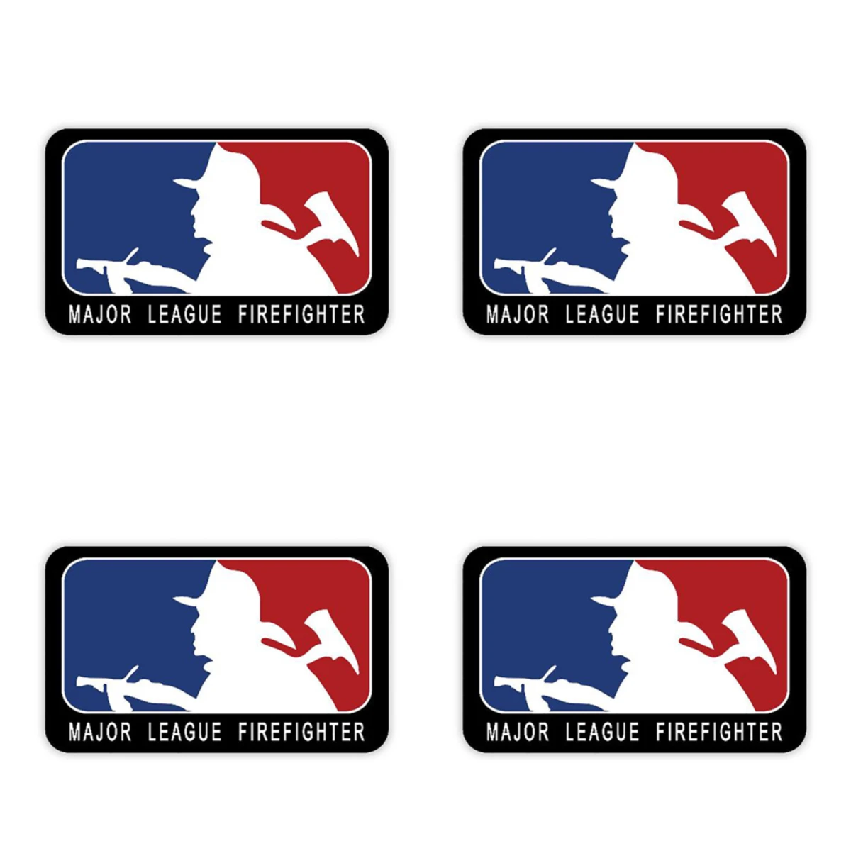 

Funny Warning Sign Stickers for Car Major League Firefighter Vinyl Decal Stickers Car Waterproof PVC 13cm X 7.8cm