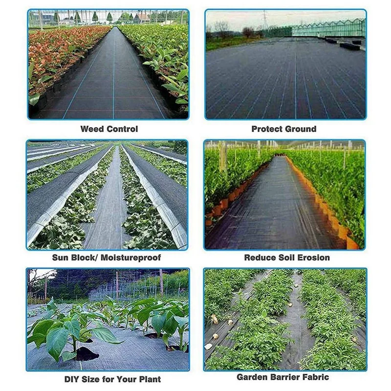 구매 정원 잡초 방제막 지면 커버 조경 직물 원예 매트 2M X 10M & 1M X 1M, 11Pcs 저렴한 정원 잡초 방제막 지면 커버 조경 직물 원예 매트 2M X 10M & 1M X 1M, 11Pcs
