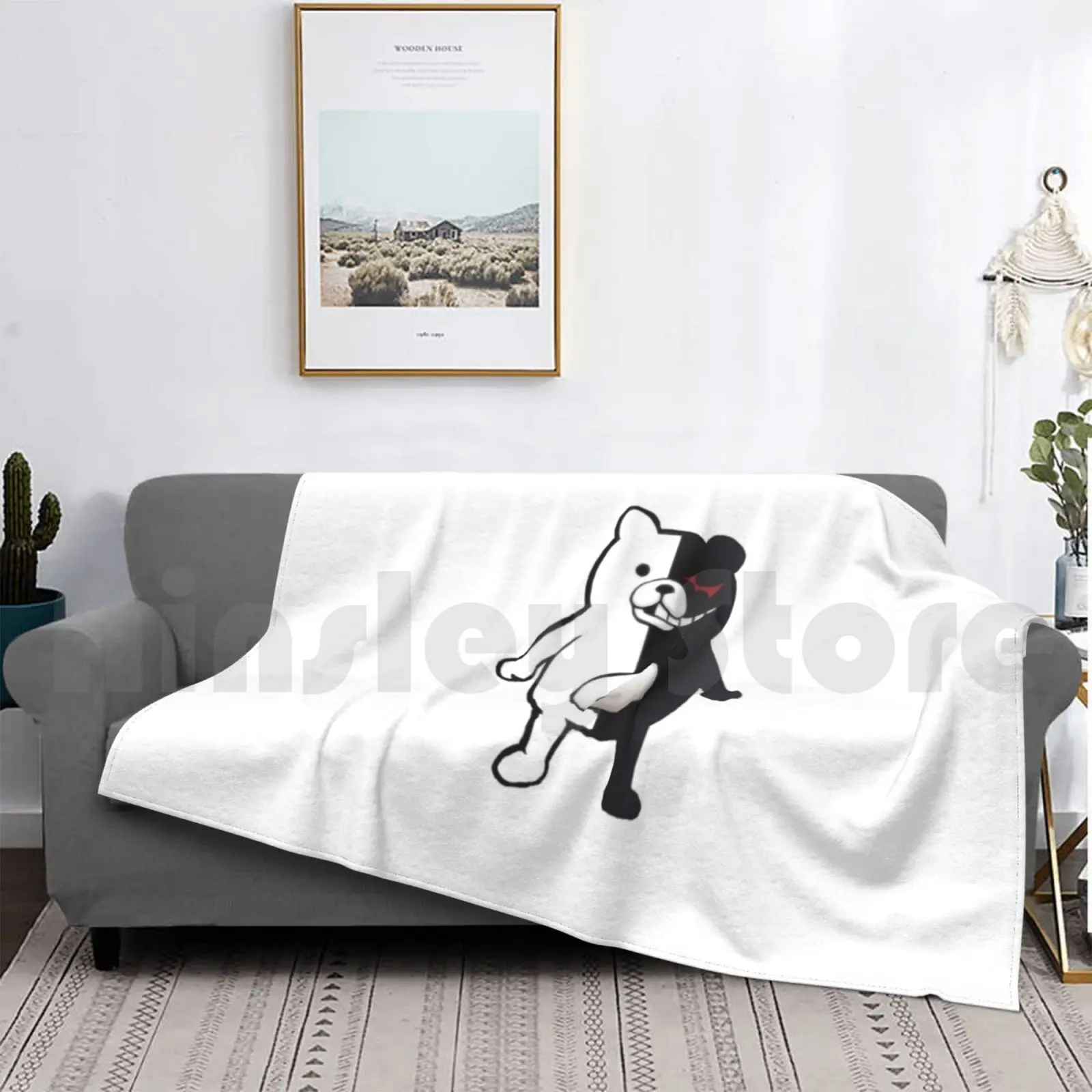 

Danganronpa Blanket Fashion Custom Danganronpa Dangan Ronpa Monokuma Monobear Danganronpa 2 Dangan Ronpa 2 Sdr 2