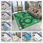 Новый фланелевый ковер со звездами и улыбками, мягкий пол для детей, Детский безопасный ковер для ползания, простой стиль, детские коврики