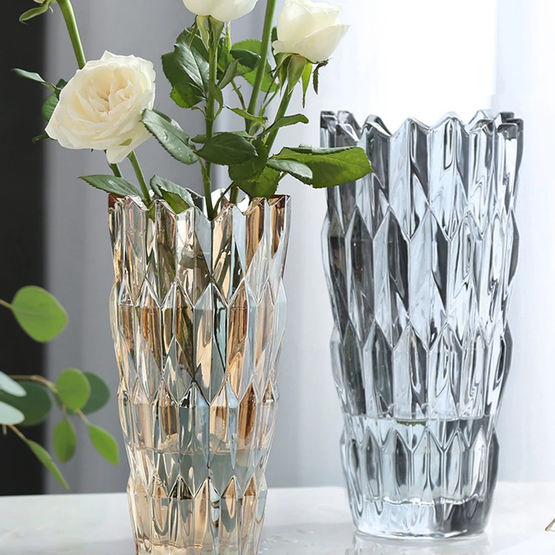 

Vases Modern Home Decor Simple Flower Pots Living Room Decoration для домашнего интерьера ваза для цветов стекло Jarron