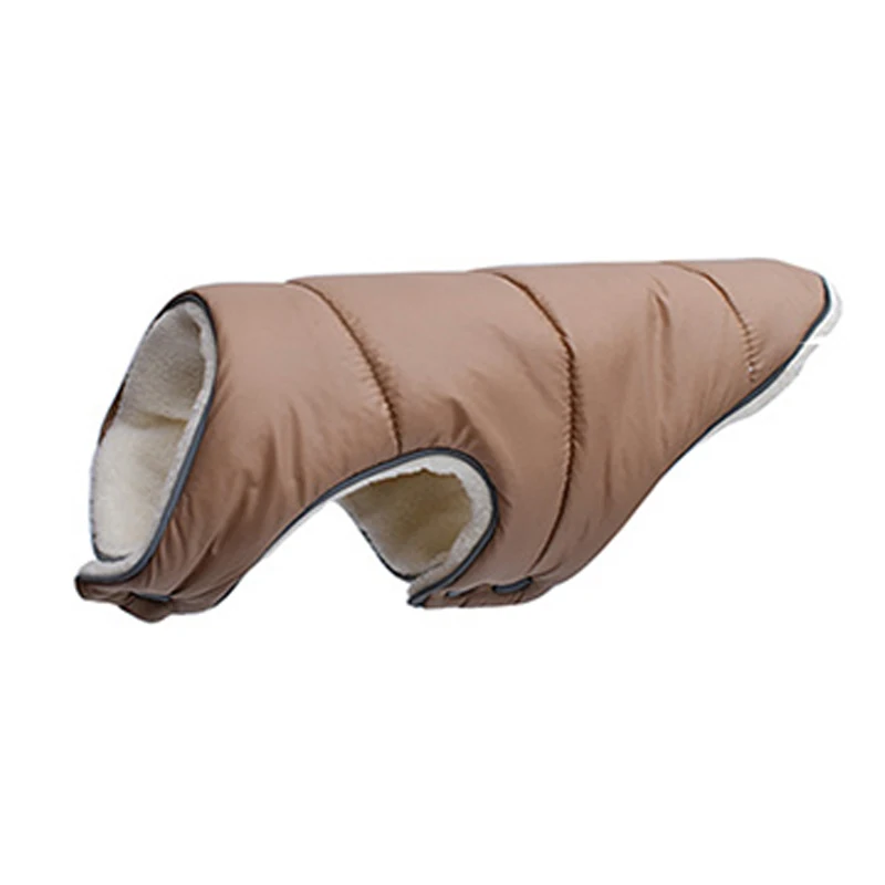 Зимнее пальто для собак теплая куртка щенков жилет водонепроницаемая одежда