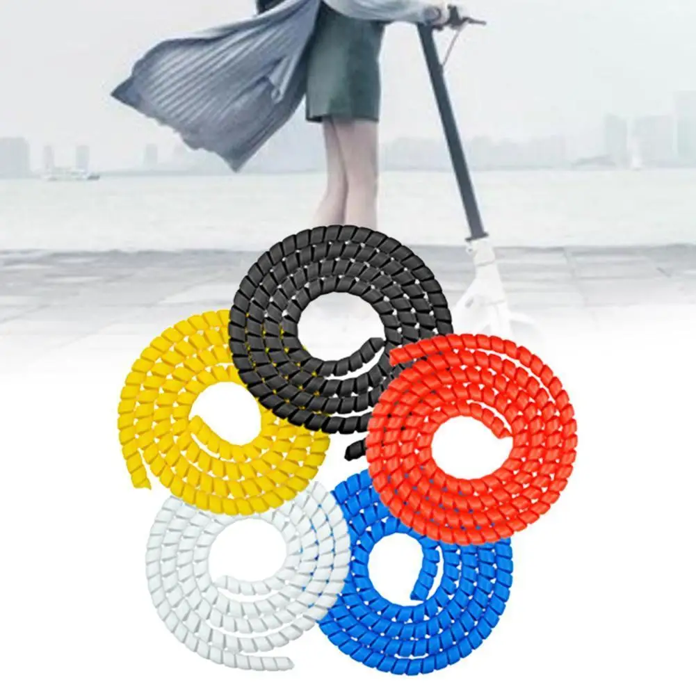 

E-bike Scoot Cable Winder Protector Line Organizer For Xiaomi M365 Cable Protector Wire Protection Winding Pipe Wrap
