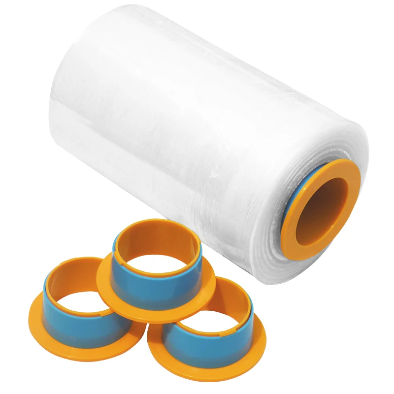 Ручка из пэ стрейч пленки кольцевая защита пластиковая металлическая опора