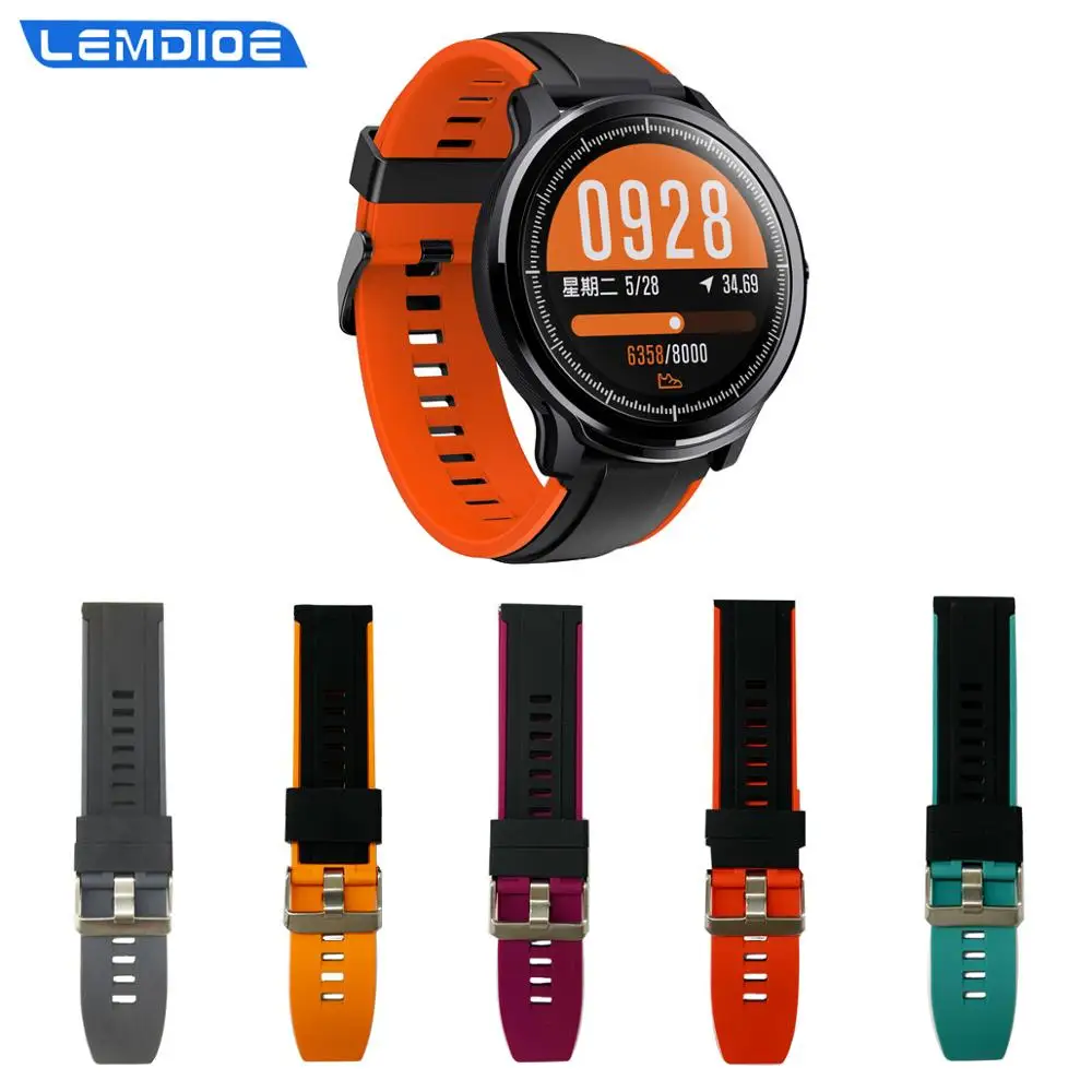 LEMDIOE умные аксессуары для SN80 Смарт часы ремешок спортивный водонепроницаемый