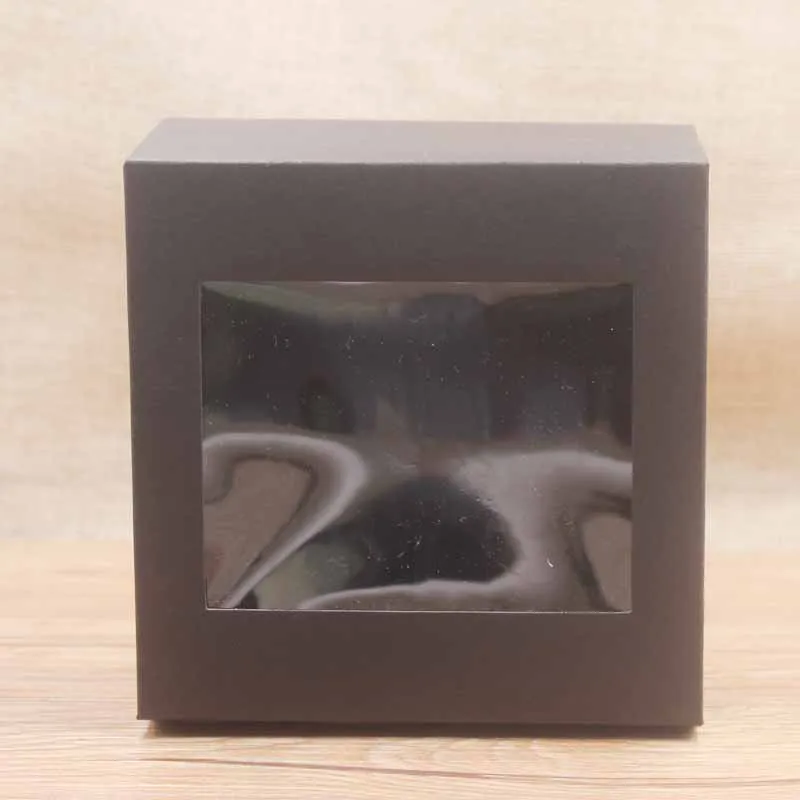 20 шт. Подарочная коробка для поделок из крафт бумаги/черной/белой бумаги посылка