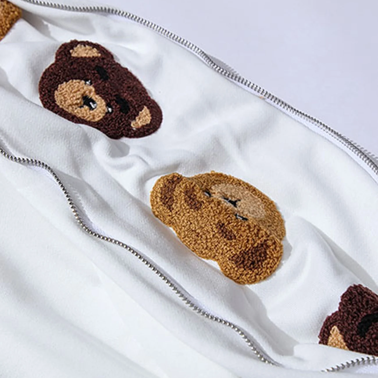 

LACIBLE Hip Hop Streetwear Men Harajuku Flocking Embroidered Hoodie Sweatshirt Loose Fleece Winter Hooded Pullover