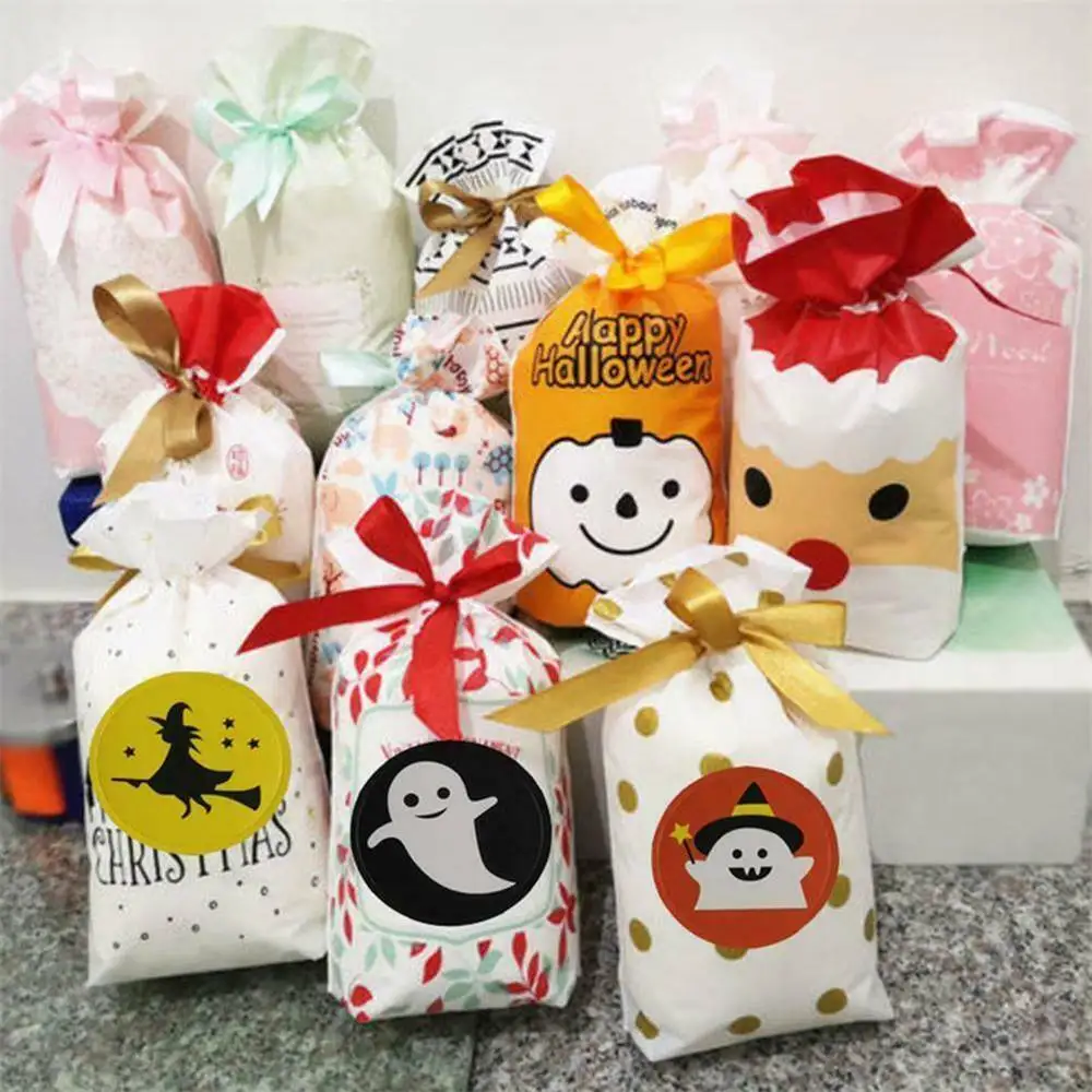 120 шт самоклеящаяся конфетная наклейка для сумок наклейки на Хэллоуин Тыква