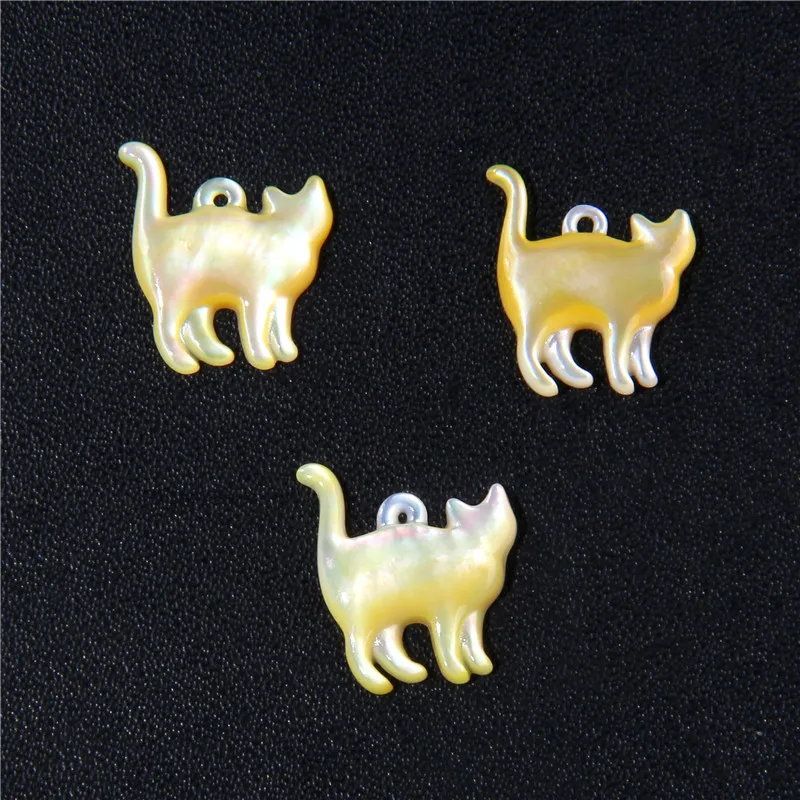 Бусины из ракушек и кошек резные подвески натуральной перламутровой жемчужины