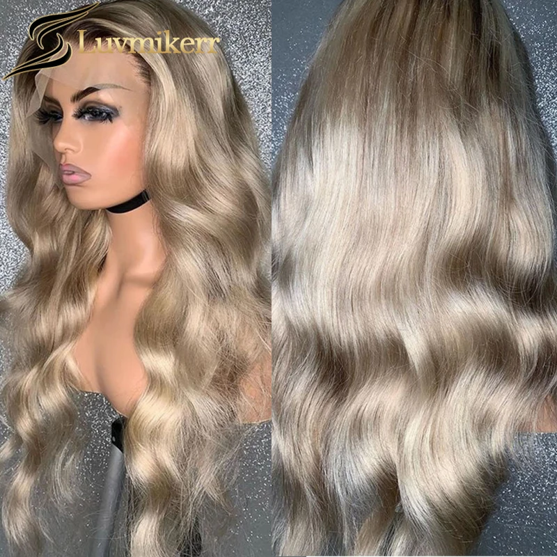 

Ombre 613 Blonde Loose Wave Wig 13x6 Hd Transparent Lace Frontal Preplucked And Bleached Knots Lace Wig Human Hair Remy Glueless