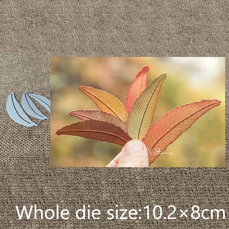 

Новый дизайн ремесло металла трафарет прессформы резки 3 шт. листья украшения скрапбукинга высечки альбом бумажная карта ремесло тиснение