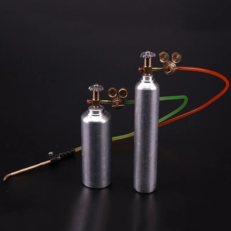 Кислородный ацетилен для грузовиков 2 шт. алюминиевый сплав кислородный баллон
