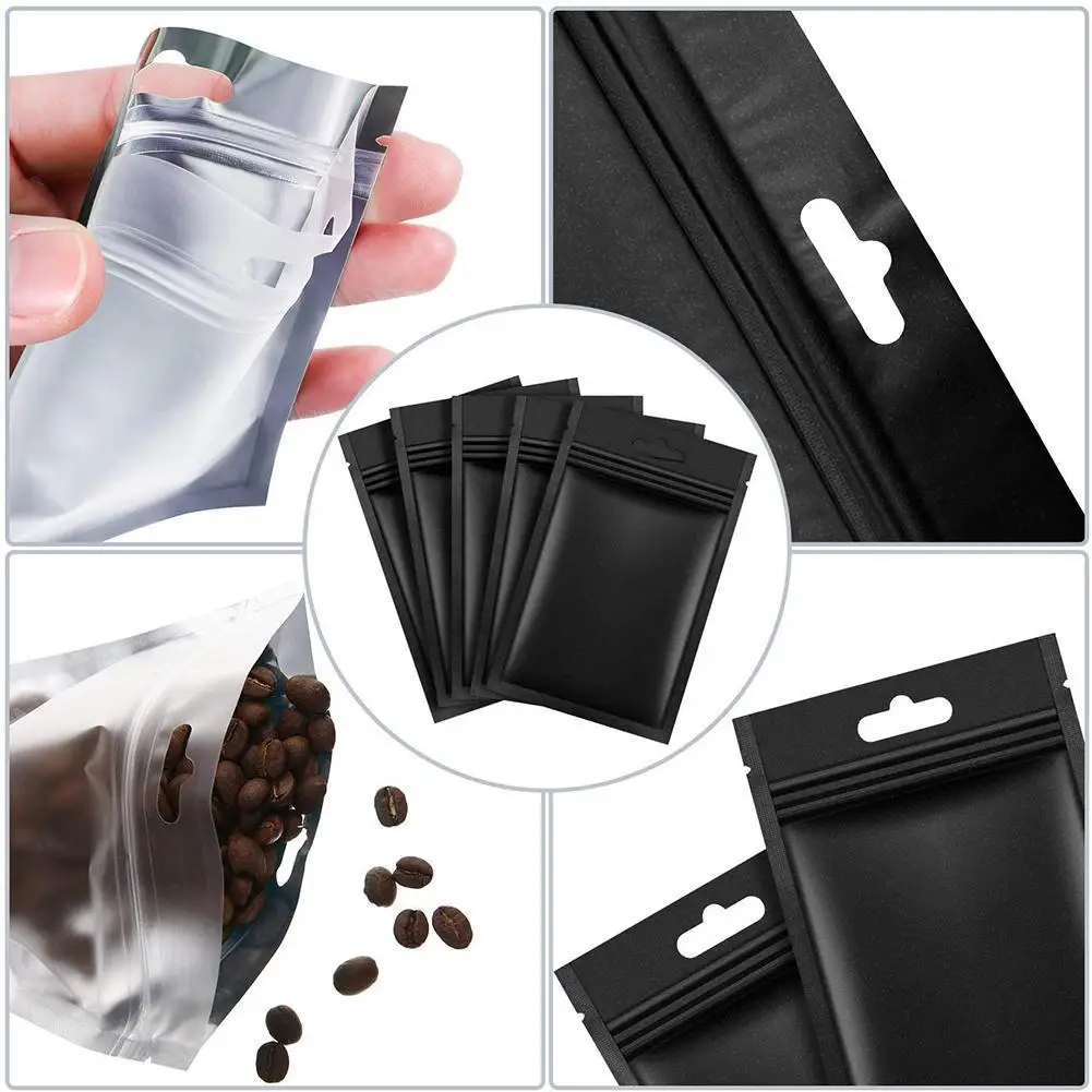 

Matte Pink Aluminum Foil Window Zip Lock Bags Christmas Nail Gifts 100pcs Socks Beauty Pink USB Pouches Bracelets Jewelry P4Q8