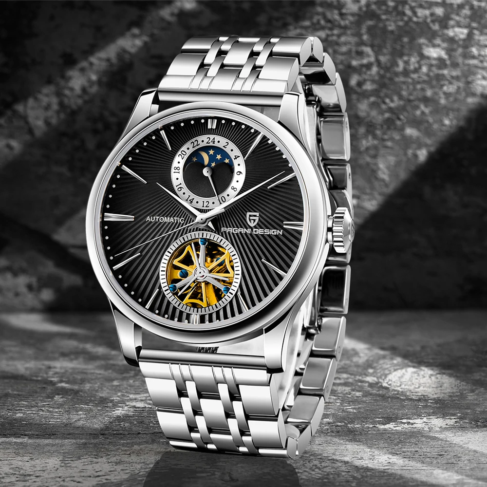 

2020 PAGANI DESIGN Skeleton Watches Mechanical Automatic Watch Men Tourbillon Clock Casual Business Wrist Watch Relojes Hombre